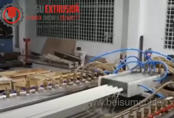 Plastic Pipe Extrusion Line Video